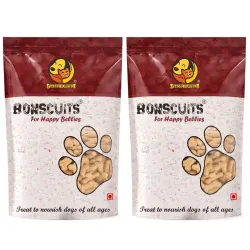 Foodie Puppies Dog Biscuits - (2Kg) Chicken Flavor Bone-Shape Oven Baked Treats with Crunchy Texture | Healthy, Nutritious Pet Snacks for Training, Dental Care & Daily Use | All Dog Breeds &...