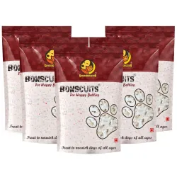 Foodie Puppies Dog Biscuits - (5Kg) Egg Flavor Bone-Shape Oven Baked Treats with Crunchy Texture | Healthy, Nutritious P