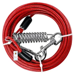 Foodie Puppies Extra Strong Red Tie-Out Cabel