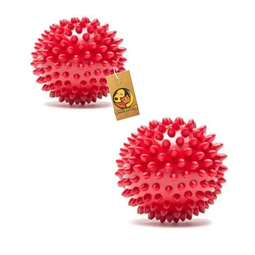 Image of Foodie Puppies Natural Rubber Spike Ball 
