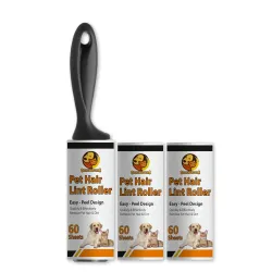 Foodie Puppies Pet Hair Remover Lint Roller with Handle and 2 Refills (180 Sheets) - Hair Remover for Dogs and Cats, Ideal for Clothes, Furniture, Coats, Car Seats, Carpets, Fabric, and Dust...