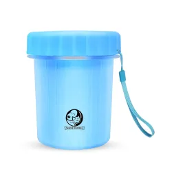 Foodie Puppies Foot Washing Cup, Pet Paw Cleaner Portable Dog Paw Washer with Soft Silicone Bristles for Quickly Cleanin