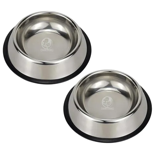 Image of Foodie Puppies Stainless Steel Bowl for Puppies, Kittens, Rabbits, and More