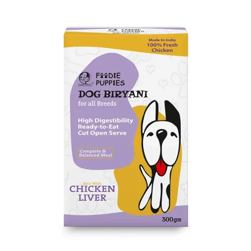 Image of Foodie Puppies Chicken Liver Dog Wet Food (300g)