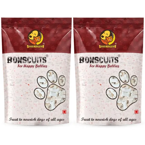Image of Foodie Puppies Milk Flavor Treat Biscuits (2kg)