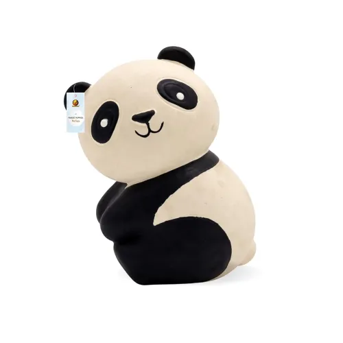 Image of Foodie Puppies Panda Squeaky Dog Chew Toy (12cm)