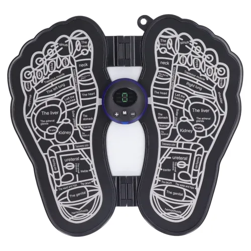 Image of Foot Massager Acupressure Mat Electric Foldable Massage 