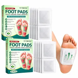 Foot Patches for Weight Loss & Toxin Removal | Natural Ginger Herbal Foot Pads for Deep Cleansing & Body Detox | Foot Patch for Pain Relief & Detoxification | Foot Pads for Women & Men (Pack...