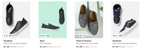 Image of Footwear at minimum 50% Discount