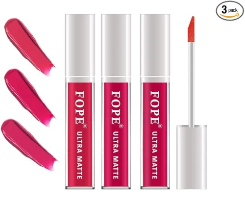 Image of FOPE Ultra Smooth Liquid Matte Lipstick Combo (Set of 3)