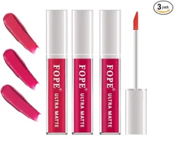 FOPE Ultra Smooth Liquid Matte Lipstick Combo (Set of 3)