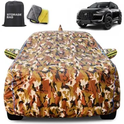 for Nissan Magnite 100% Waterproof Car Cover for All Weather Protection with Mirror Pockets, Soft Cotton Lining, Triple 