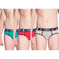Force NXT Mens Briefs (Pack of 3)