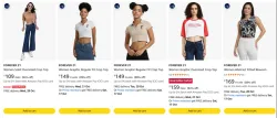FOREVER 21 Womens Clothing upto 89% Discount