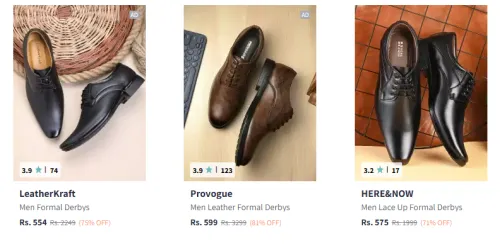 Image of Formal Shoes Minimum 80% Discount