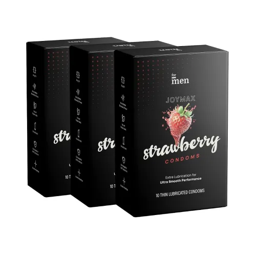 Image of ForMen JOYMAX Strawberry Dotted Condoms