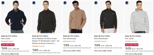 Image of Fort Collins Men's Jacket at minimum 80% Discount
