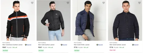 Image of Fort Collins Men's Jackets at minimum 70% Discount