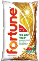 FORTUNE PACK OF 1 Rice Bran Oil Pouch (1000 ml)