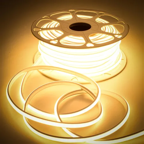 Image of Forus 10 Meter COB Neon LED Strip Light, Warm White Waterproof Rope Light