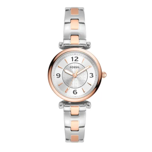 Image of Fossil Carlie Analog Silver Dial Women's Watch-ES5201