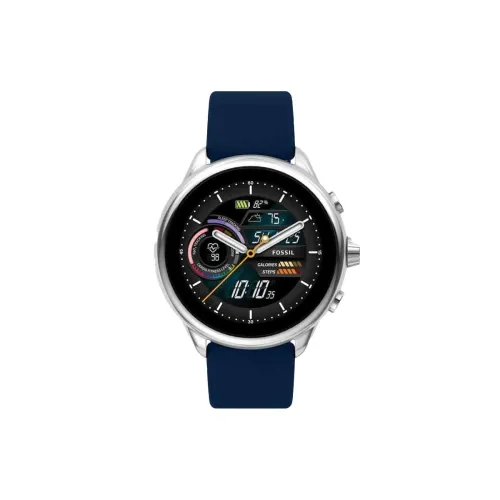 Image of Fossil Gen 6 Display Wellness Edition Blue Smartwatch FTW4070