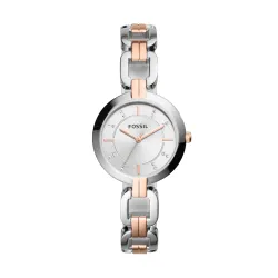 Fossil Kerrigan Analog Silver Dial Womens Watch-BQ3341