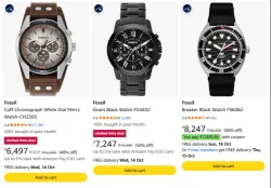 Fossil Mens Watch upto 50% Discount