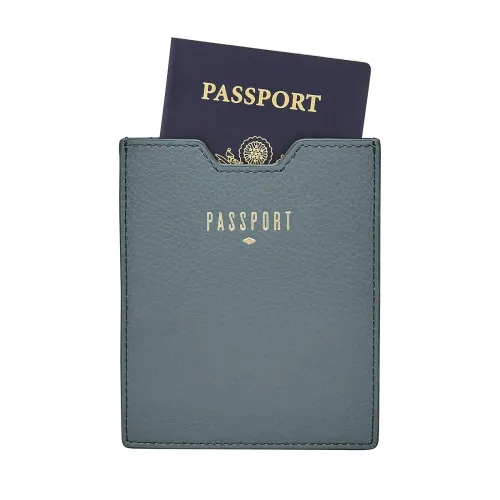 Image of Fossil Travel Blue Card Case 