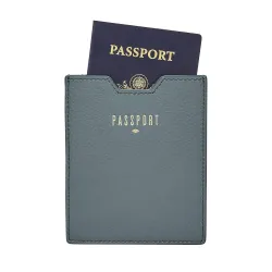 Fossil Travel Blue Card Case 
