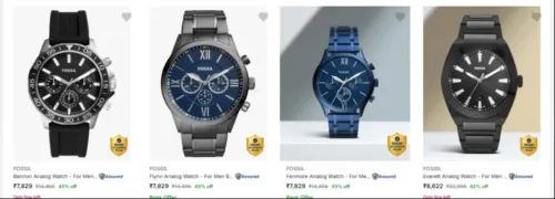 Image of Fossil watches at minimum 45% Discount 
