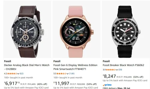 Image of Fossil Watches up to 50% Discount