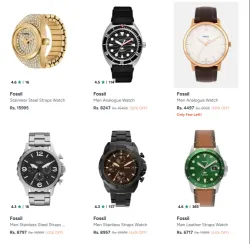 Fossil Watches up to 50% Discount