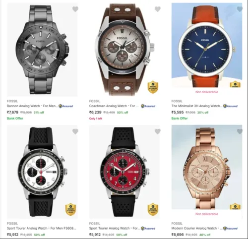 Image of Fossil Watches up to 59% Discount