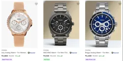 Fossil Wrist Watches upto 73% Discount