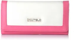 FOSTELO Casual White  Clutch  - Regular Size