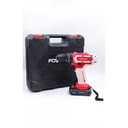 FOSTER FK 44-21 Brushless Impact CORDLESS Drill machine/Screwdriver 2000mAH, Chuck 10mm, 25-Level Torque with Lithium Ion Battery and Charger Drilling and Screwdriver Machine Tool kit