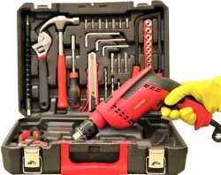 FOSTER FK-3513 PRO Power & Hand Tool Kit (130 Tools)