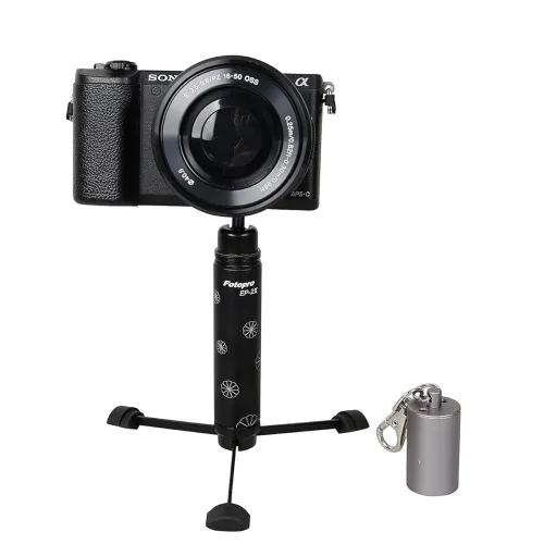 Image of Fotopro Mini Pocket Tripod with Mount for iPhone 6 Selfie Stick 