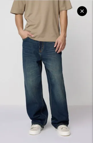 Image of foustreeg  Men Loose Fit Mid Rise Black Jeans