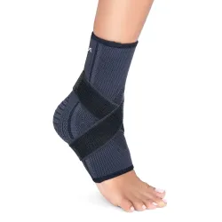 FOVERA Ankle Binder for Ankle Injury Prevention and Protection, Helps in Pain Relief and Recovery, Breathable Nylon Mate