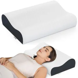 FOVERA Cervical Memory Foam Neck Support Pillow
