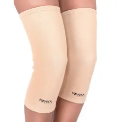 FOVERA Knee Cap for Men & Women, Knee Compression Sleeve for Pain Relief | Support and Pain Relief During Sports, Gym, Running (Size - M, 1 Pair)