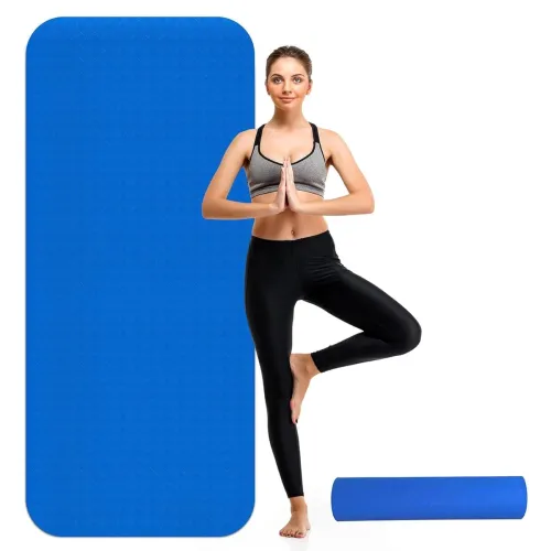 Image of Foxhill‍ Premium 4mm Anti-Slip Yoga Mat | Eco-Friendly TPE | Strong Grip & Comfortable Support | Ultra-Light & Travel Fr