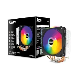 Foxin FCF 004 CPU Cooling Fan with Rainbow LED | CPU Cooler 120mm RGB Fan