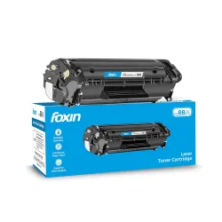 FOXIN FTC 88A/CC388A Black Laser Toner Cartridge Compatible for HP Laserjet Printer M1136, MFP, P1007, P1106, P1108, P1008, M1213nf, MFP, M126nw MFP, M1218nfs, M128fw MFP, M128fn , MFP, M226...