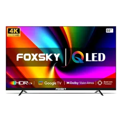 Foxsky 55-Inch 4K Ultra HD Smart LED TV (FS55GATV, Black)