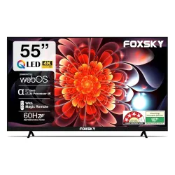 Foxsky (55 inch) Frameless Series QLED 4K Ultra HD LED Smart TV 