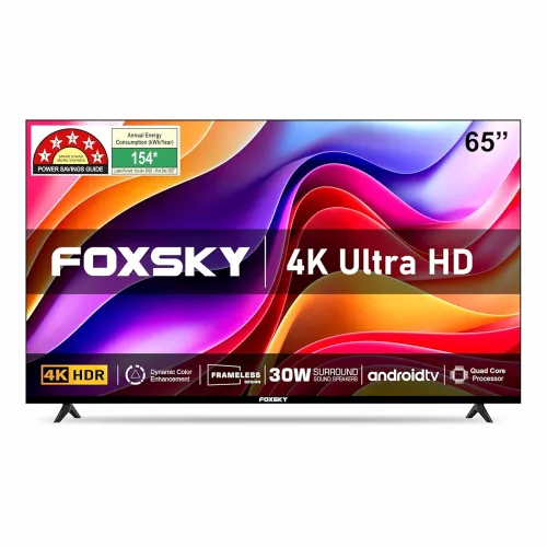 Image of Foxsky 65-inch 4K Ultra HD Smart LED TV (65FS-VS)