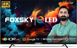 Foxsky 65 inch QLED Ultra HD 4K Smart Google TV
